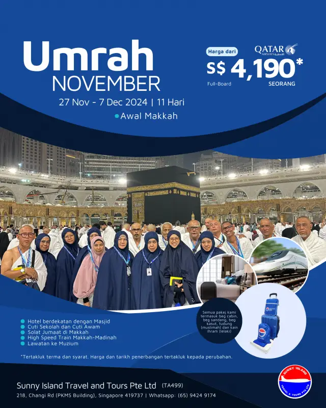Sunny Island Travel and Tours Pte Ltd | Affordable Umrah Singapore