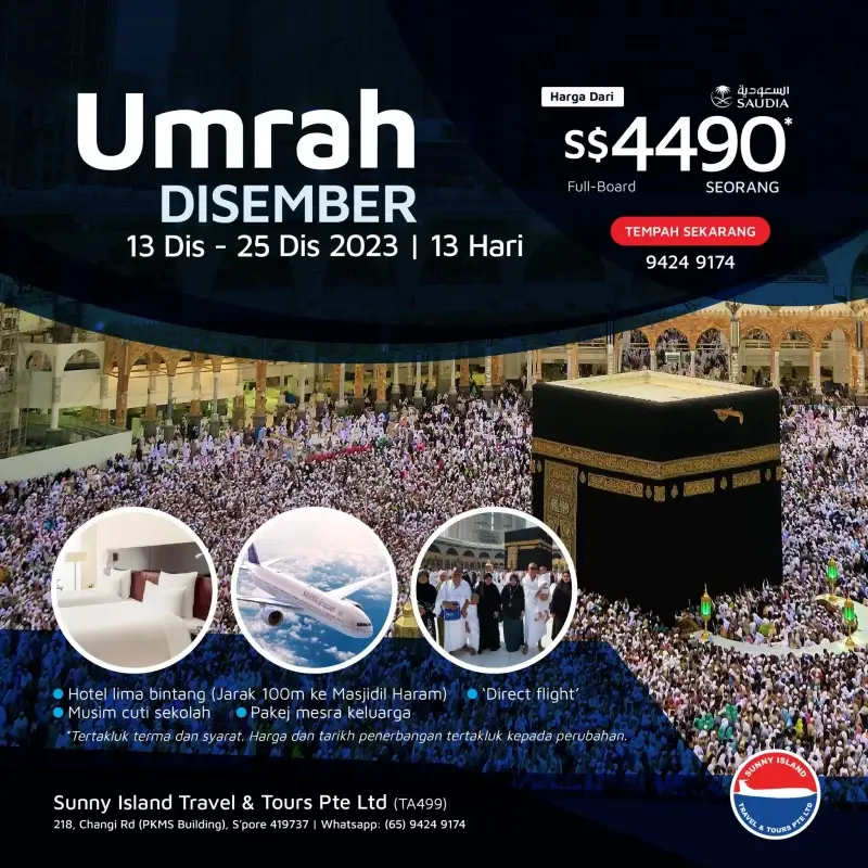 Sunny Island Travel and Tours Pte Ltd | Affordable Umrah Singapore