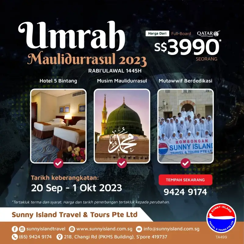 Sunny Island Travel and Tours Pte Ltd | Affordable Umrah Singapore
