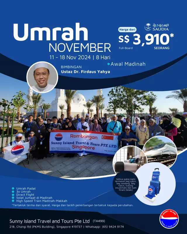 Sunny Island Travel and Tours Pte Ltd | Affordable Umrah Singapore