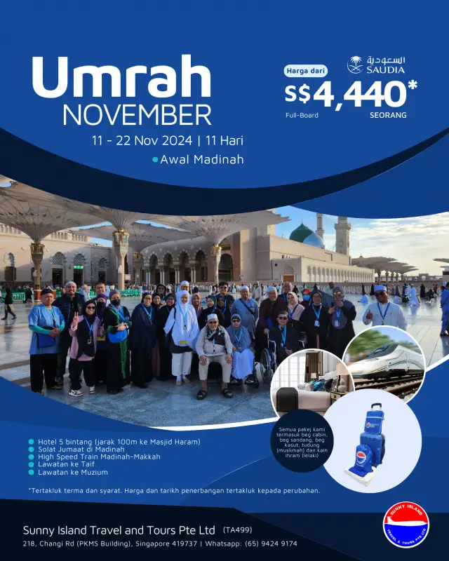 Sunny Island Travel and Tours Pte Ltd | Affordable Umrah Singapore
