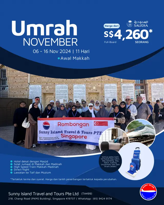 Sunny Island Travel and Tours Pte Ltd | Affordable Umrah Singapore